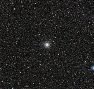 The Messier 54 globular cluster shines with foreground stars. Image released on Sept. 10, 2014.