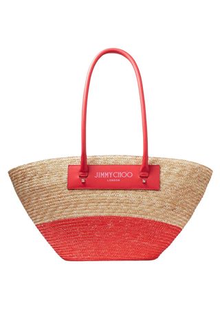 Jimmy Choo Beach Basket Tote