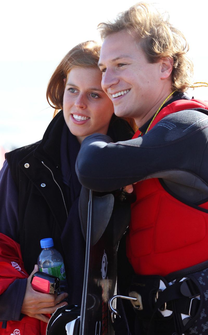 Princess Beatrice with her then-boyfriend, Dave Clark