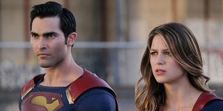 Superman (Tyler Hoechlin) with his cousin (Melissa Benoist) on Supergirl