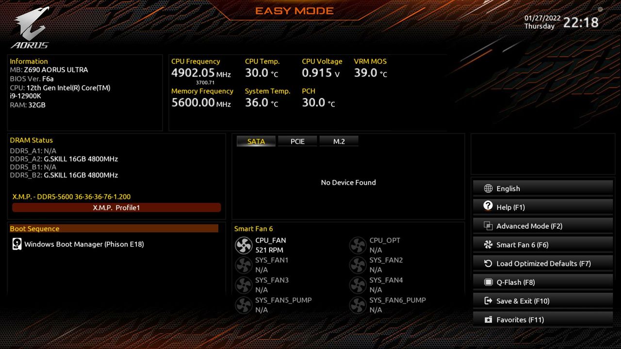 Gigabyte Z690 Aorus Ultra