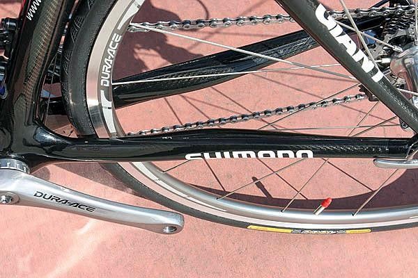 Chainstays of the bike were beefed up.
