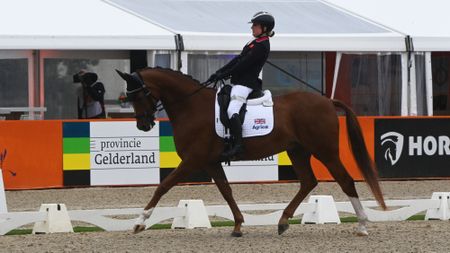 Pictured British para rider Jemima Green at the 2025 European Para Dressage Championships.