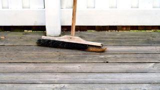 sweeping decking