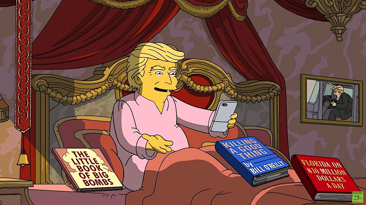 The Simpsons on Trump&amp;#039;s first 100 days