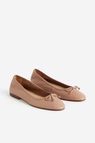 Leather Ballet Pumps