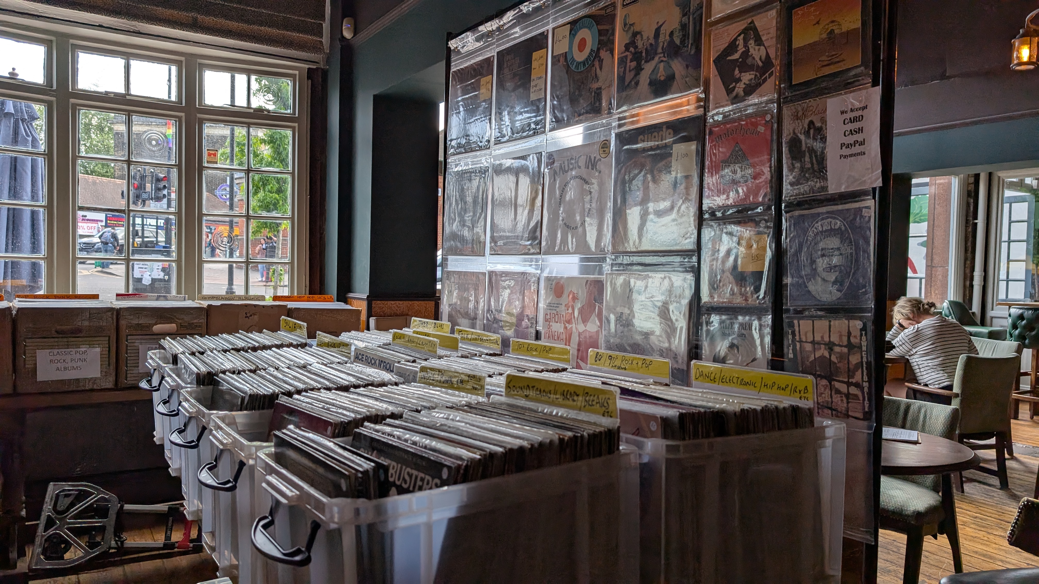 Forest Tavern vinyl display