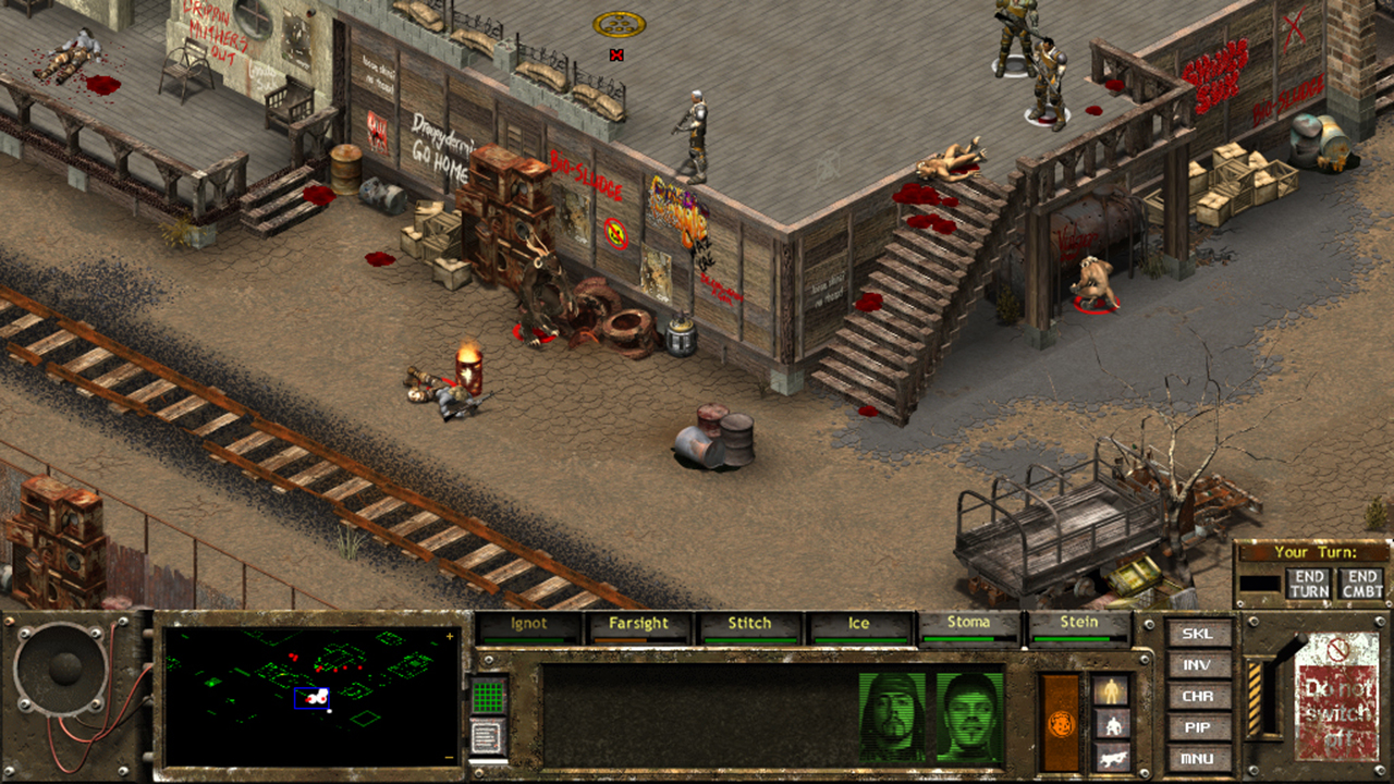 Screenshot from Fallout Tactics: Brotherhood of Steel
