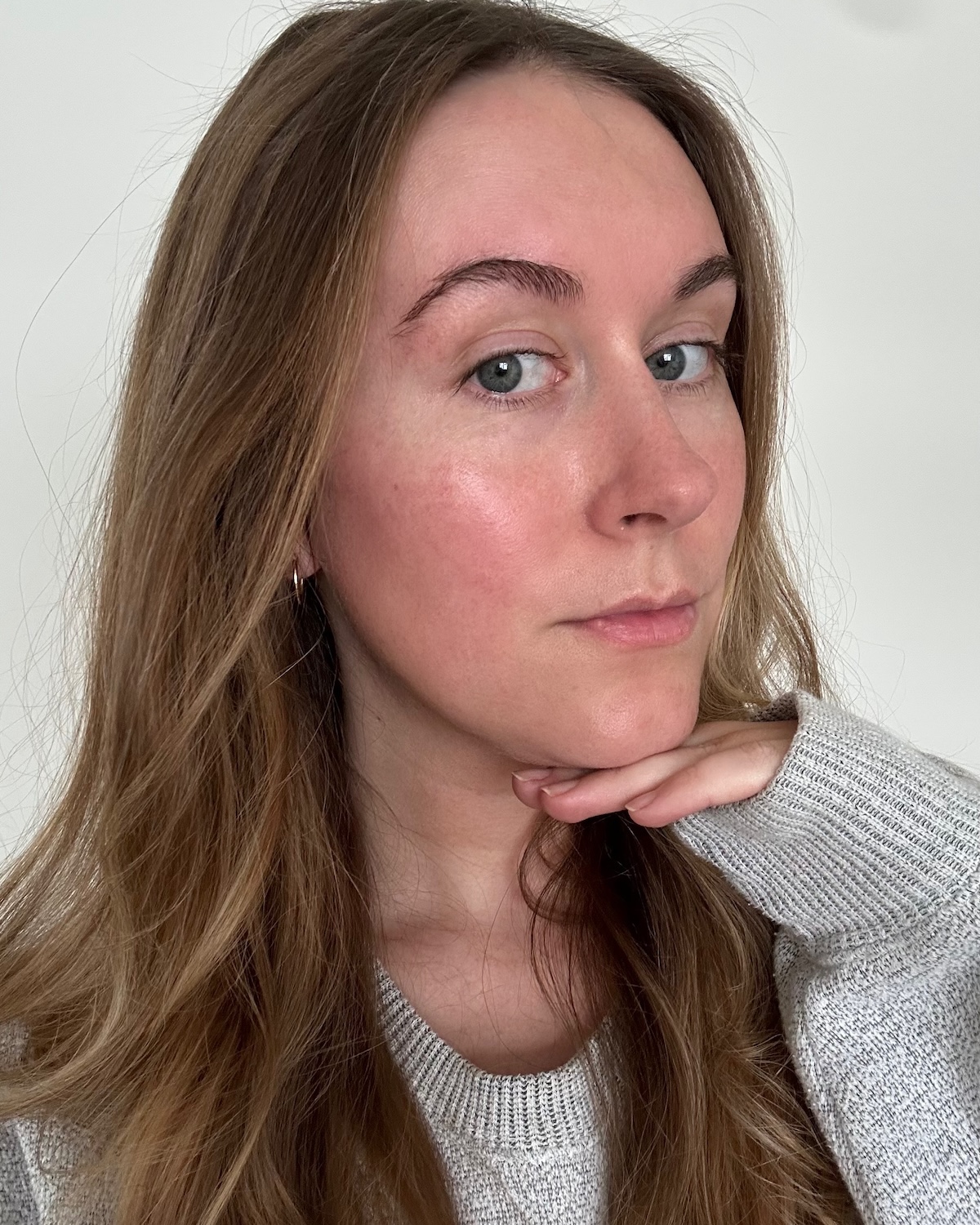 Kaitlyn McLintock after using Laneige Water Bank Aqua Facial Serum