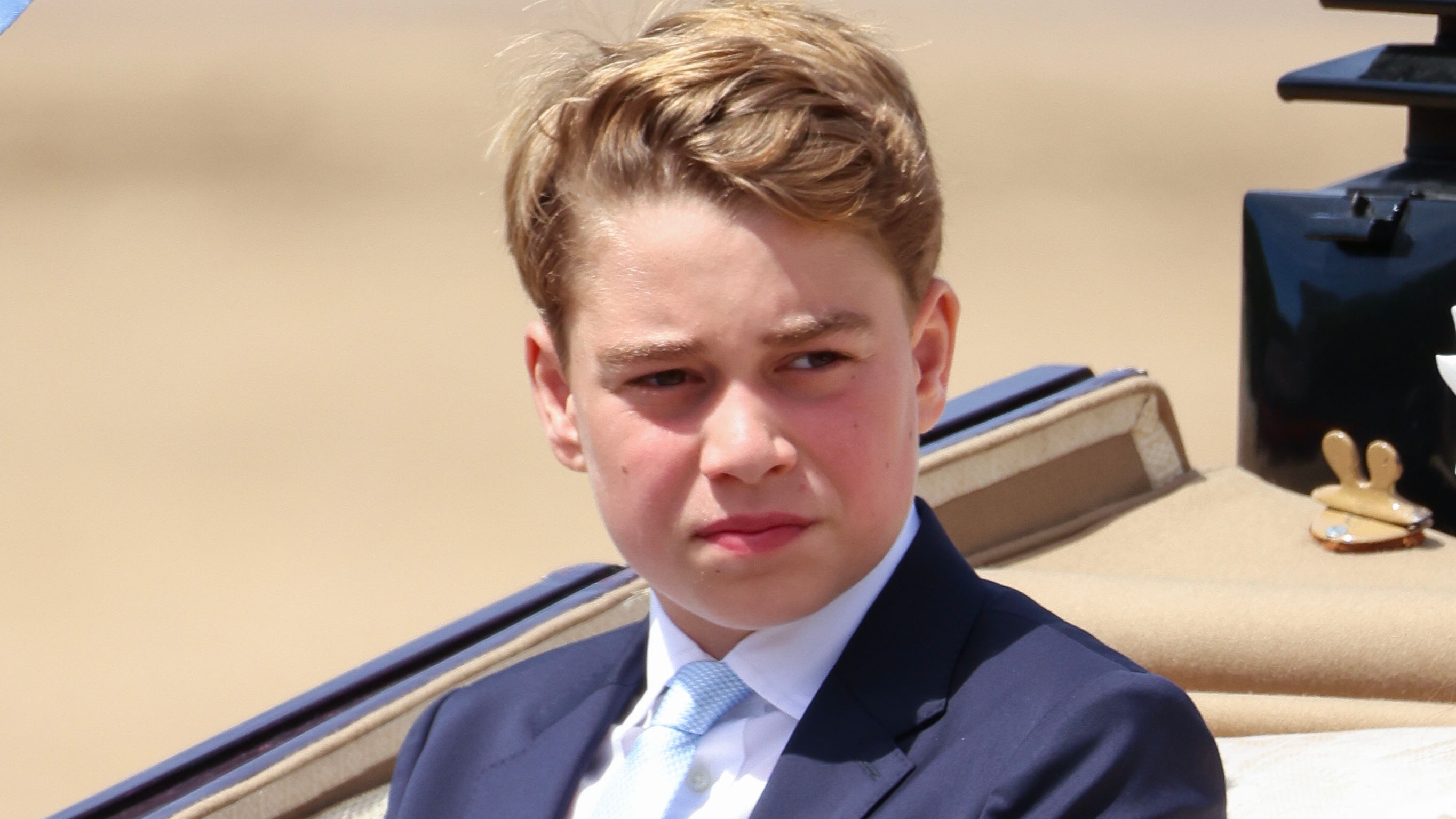 Prince George of Wales during Trooping The Colour on June 13, 2026
