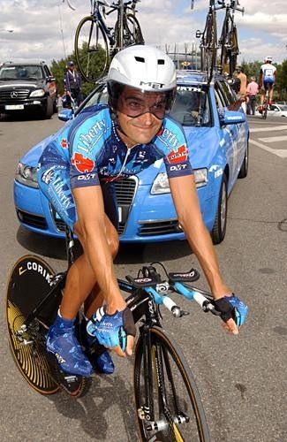 Igor Gonz&aacute;lez de Galdeano (Liberty Seguros) rolls up for his last time trial