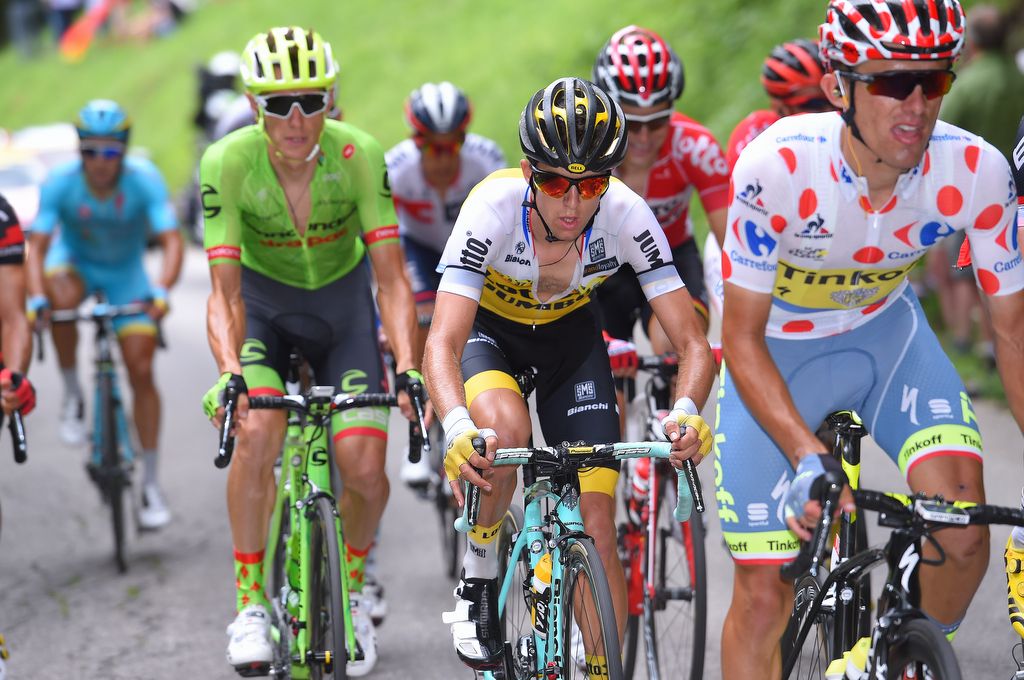 Rafa Majka (Tinkoff) in the breakaway