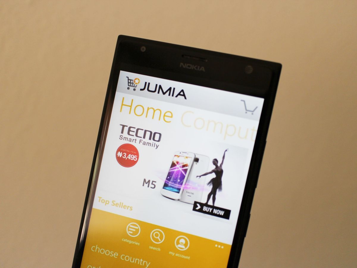 Africa's biggest online store Jumia comes to Windows Phone Windows
