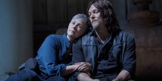 Daryl giving Carol his "blessing" in The Walking Dead.