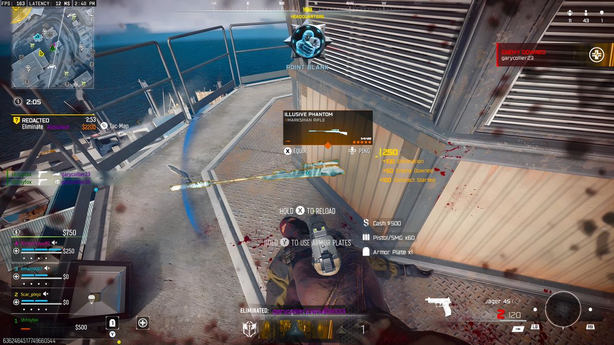 Finding the Illusive Phantom on Winter Rebirth Island in Call of Duty: Warzone.