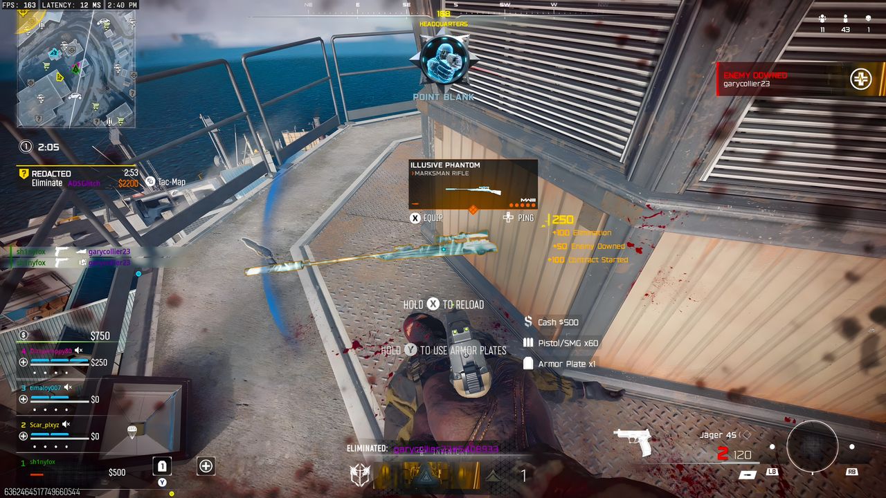 Finding the Illusive Phantom on Winter Rebirth Island in Call of Duty: Warzone.