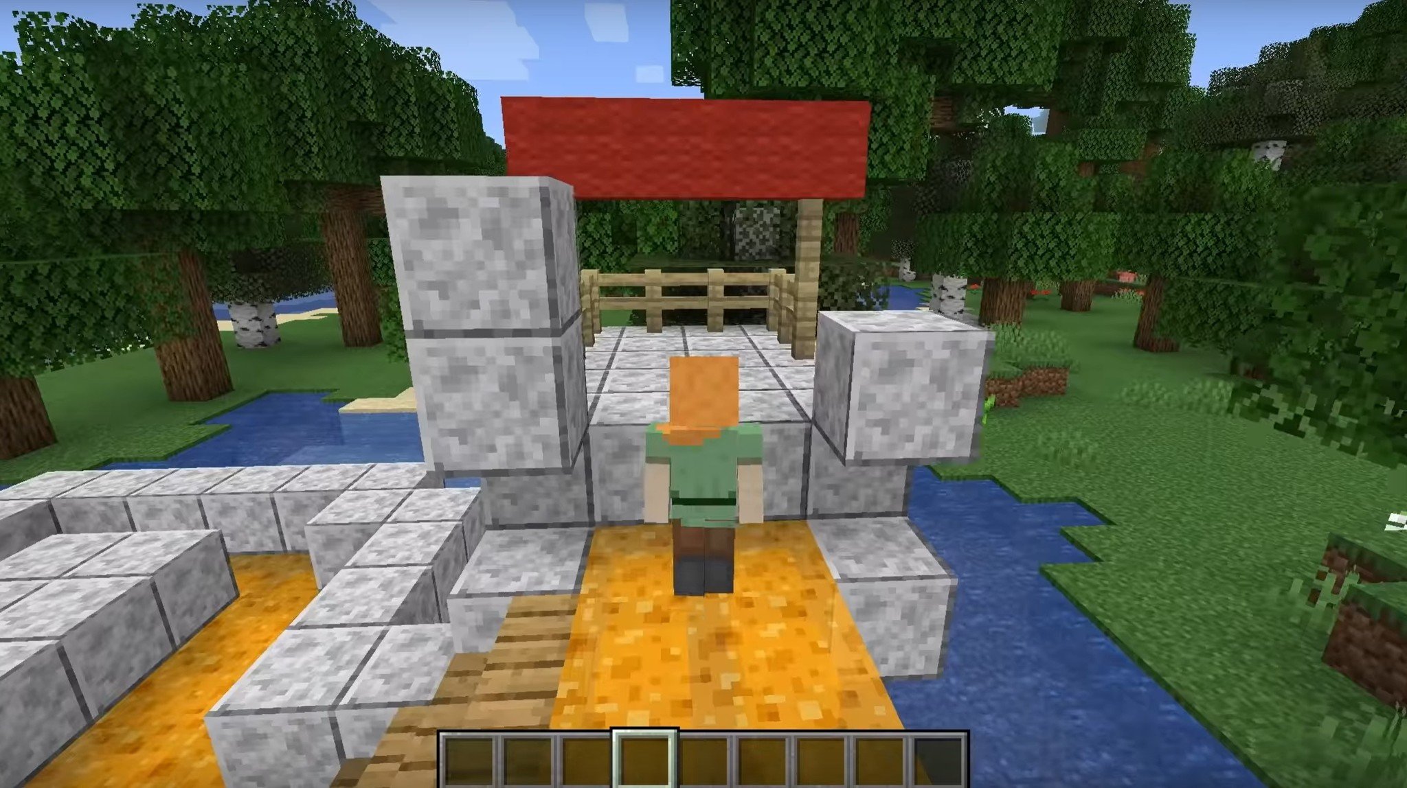 Minecraft's new honey blocks are somehow perfect for parkour courses