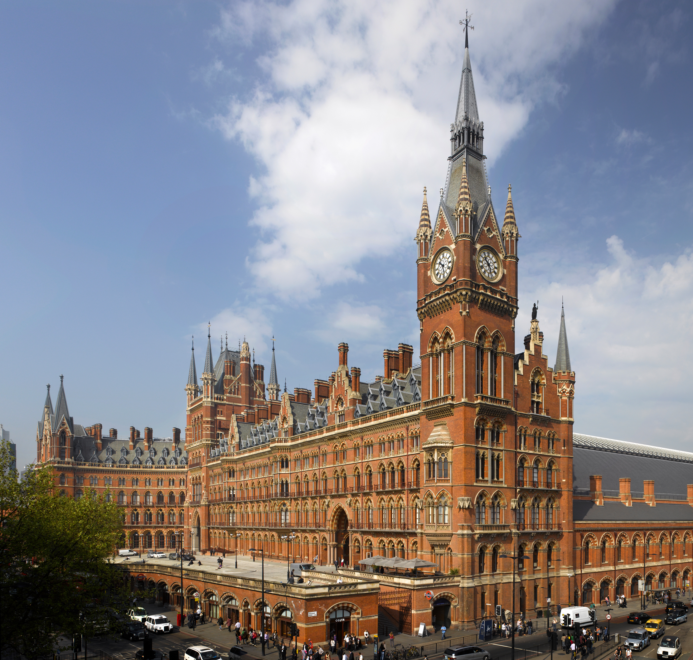 The skyline at St Pancras Renaissance Hotel. ©Will Pryce for the Country Life Picture Library