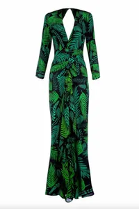 Rent Rixo Rose Dress in Palm Print&nbsp;