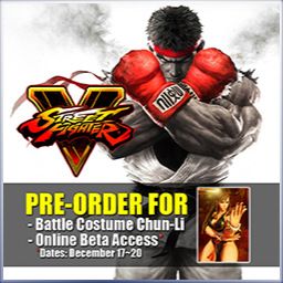 Street Fighter 5 beta advertisement