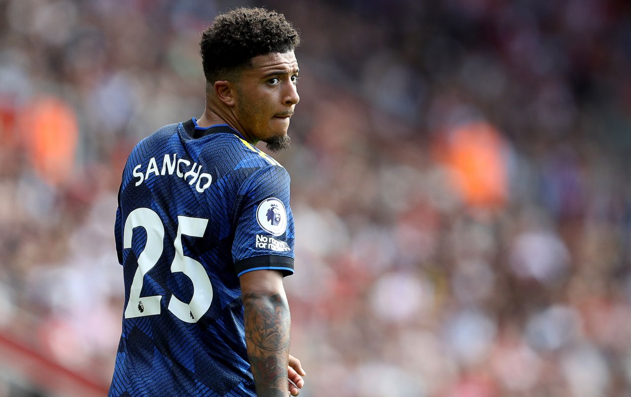Manchester United winger Jadon Sancho