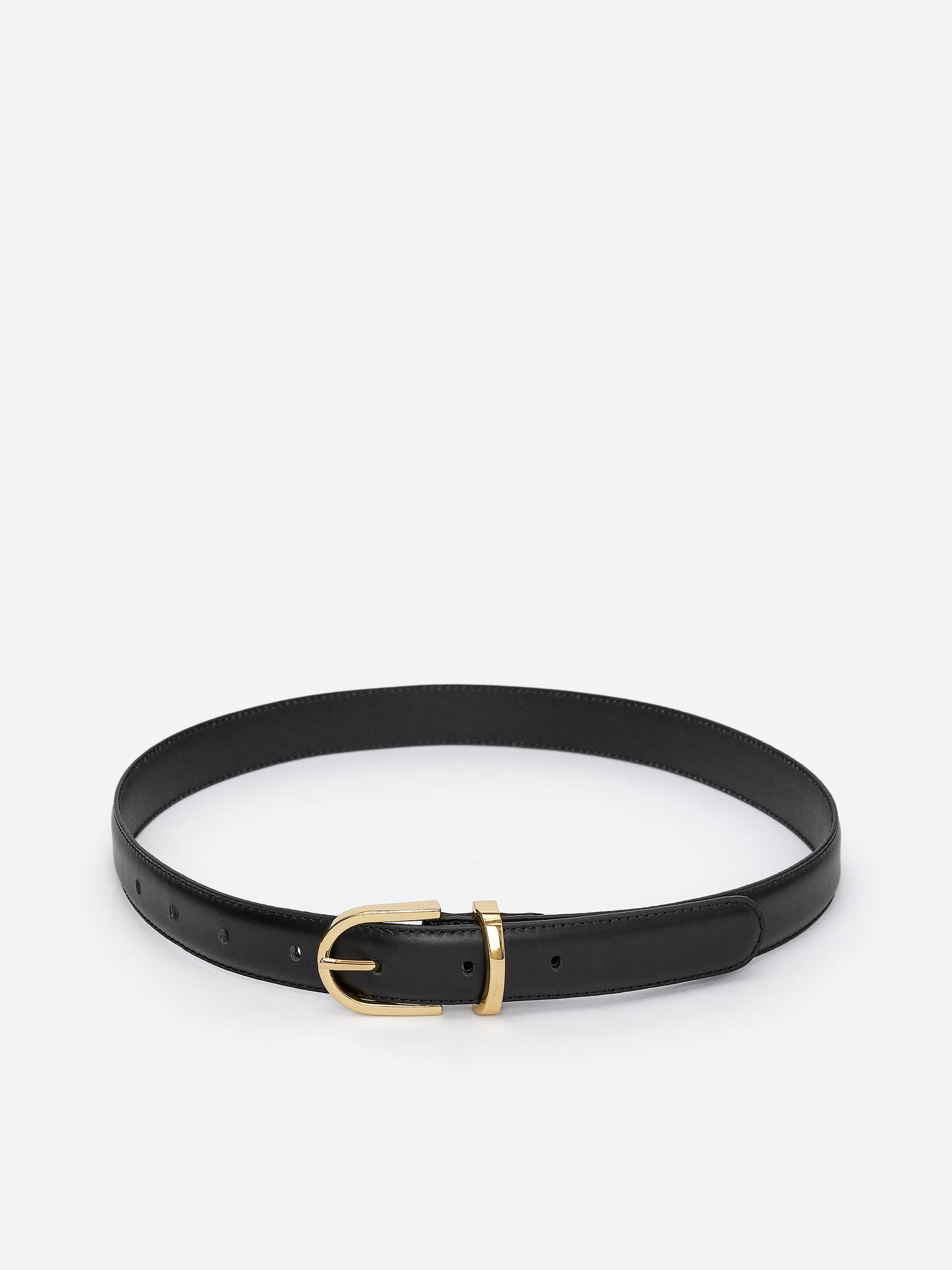 Leather Belt &amp;ndash; Black &amp;ndash; Women &amp;ndash; Arket Gb