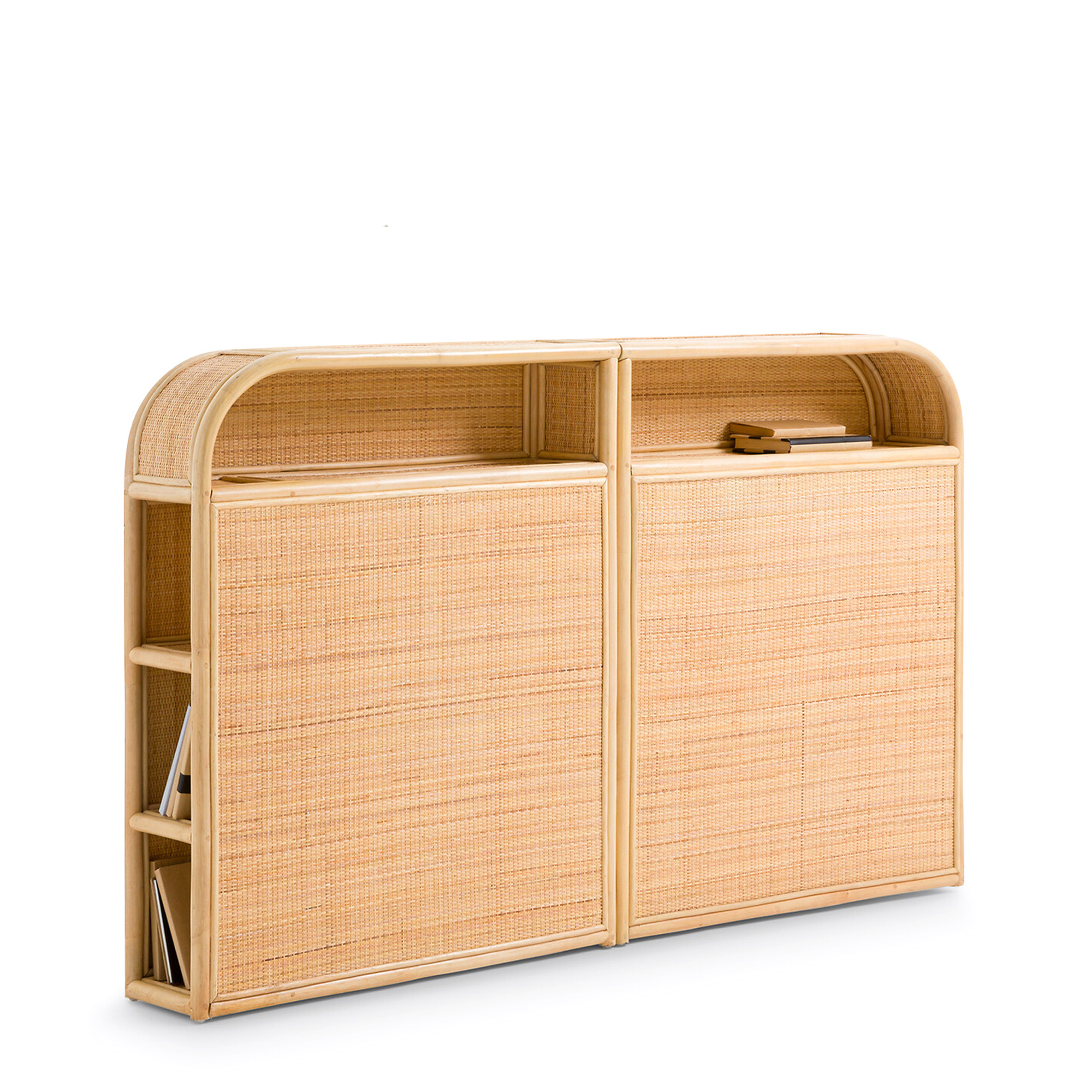 La Redoute, Ladara Rattan Storage Headboard