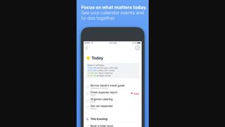 Things 3 lets you bring together your to-do tasks and calendar events in one simple list