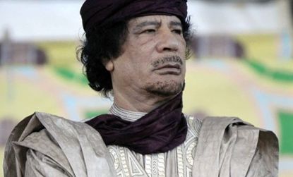 Moammar Gadhafi in 2009: The Libyan leader's spy agency was surprisingly tight with the CIA, according to new reports.