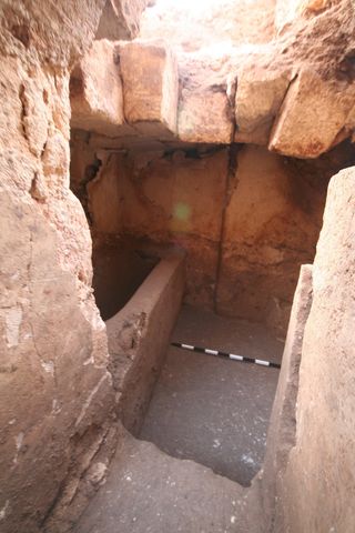 At the Mount Zion mansion site, which dates to the first century A.D., researchers found a bath chamber with a bathtub connected to the structure's mikveh, or ritual pool.