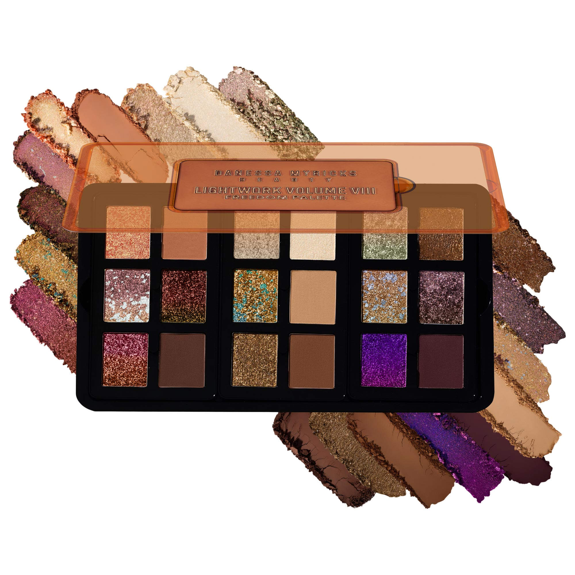 Lightwork Viii Freedom Makeup Palette: Magnetic, Customizable, Stackable Palette for Eyes &amp;amp; Face