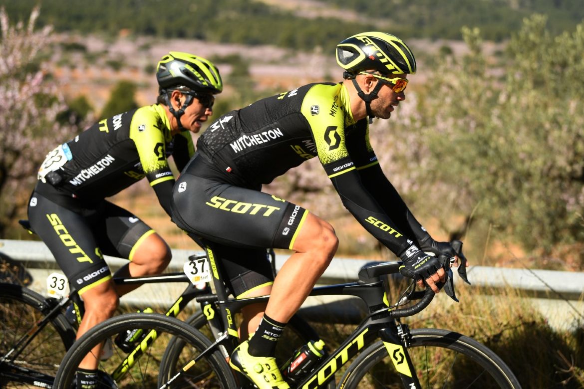 Luka Mezgec and Esteban Chaves