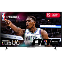 Hisense U6H Series: $547.99$299.99 at&nbsp;Amazon45% off -