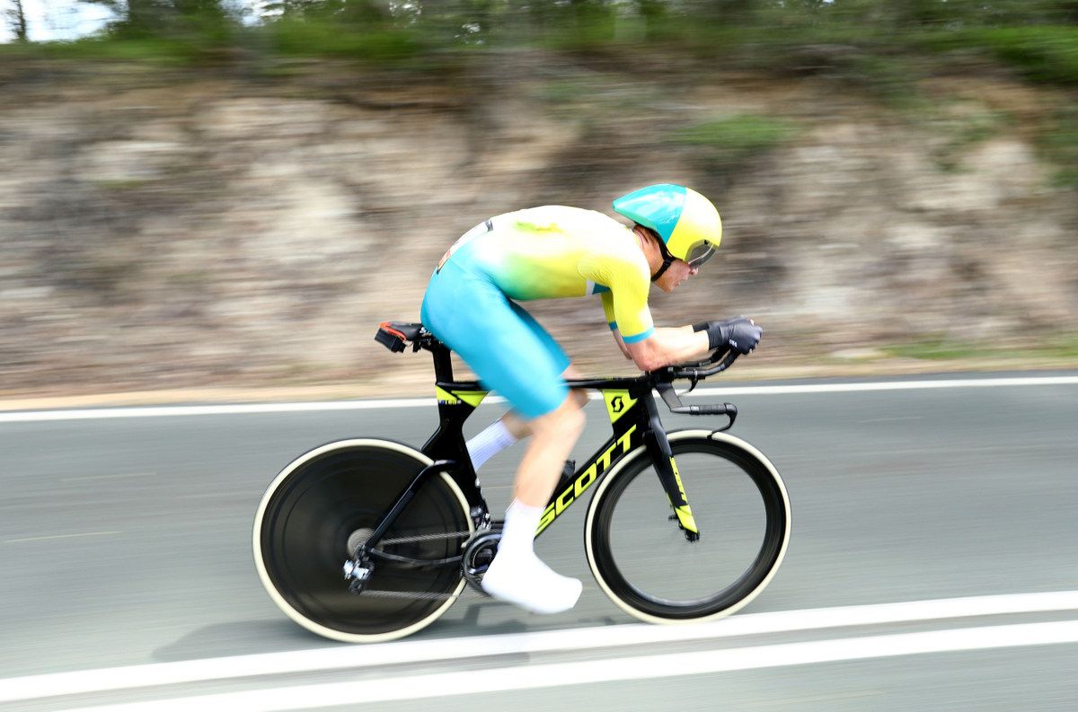 Cameron Meyer (Australia) on course