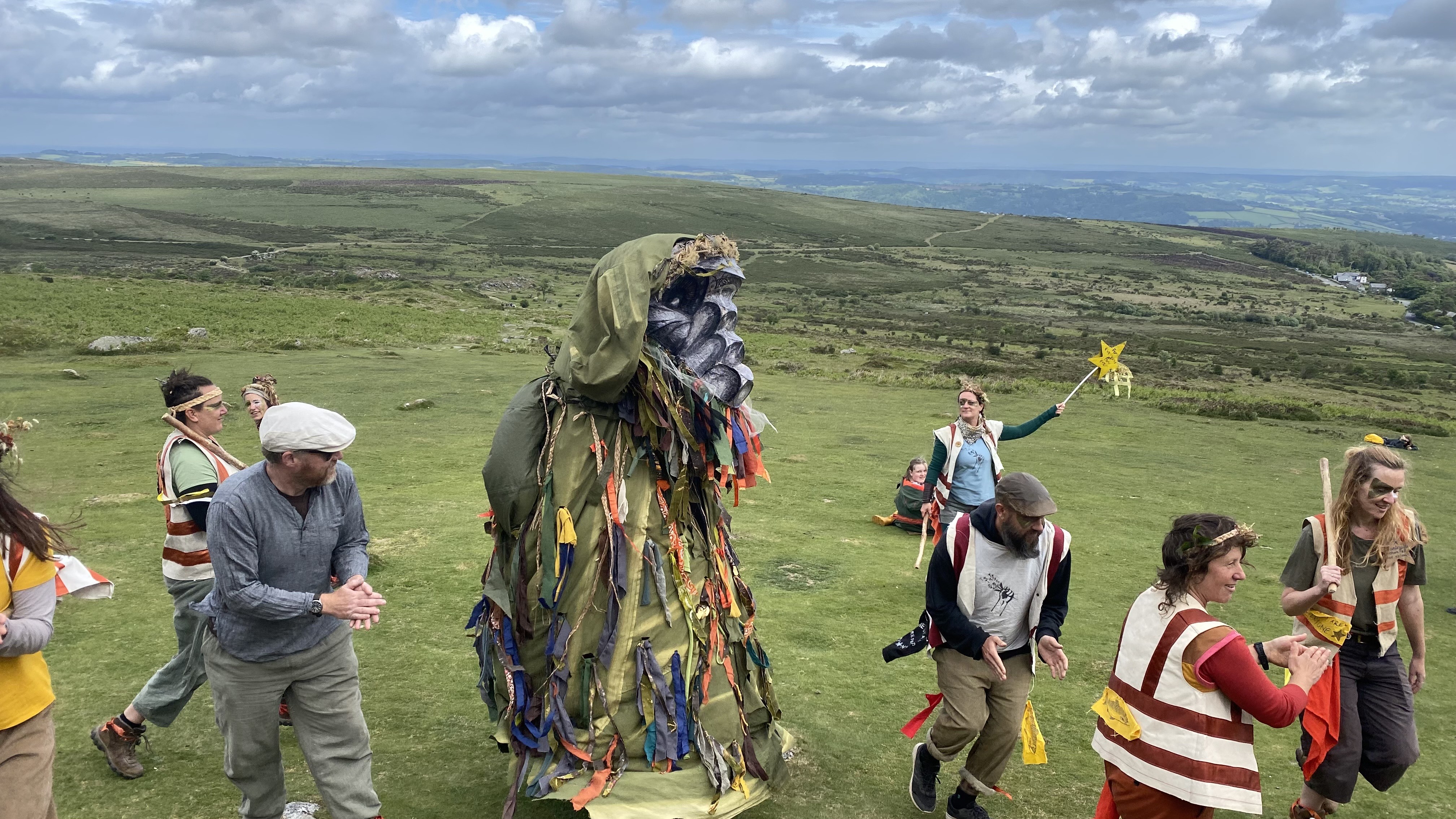 Dartmoor spirit Old Crockern made an appearance