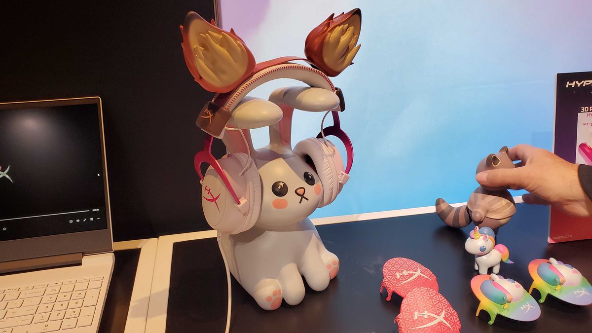 bunny gaming headset holder