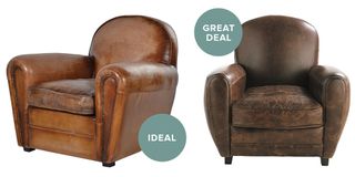 leather armchairs
