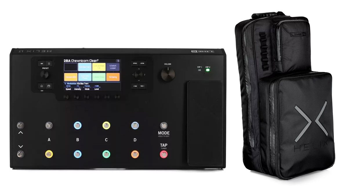 Buy a Line 6 Helix LT from Sweetwater and get a free backpack