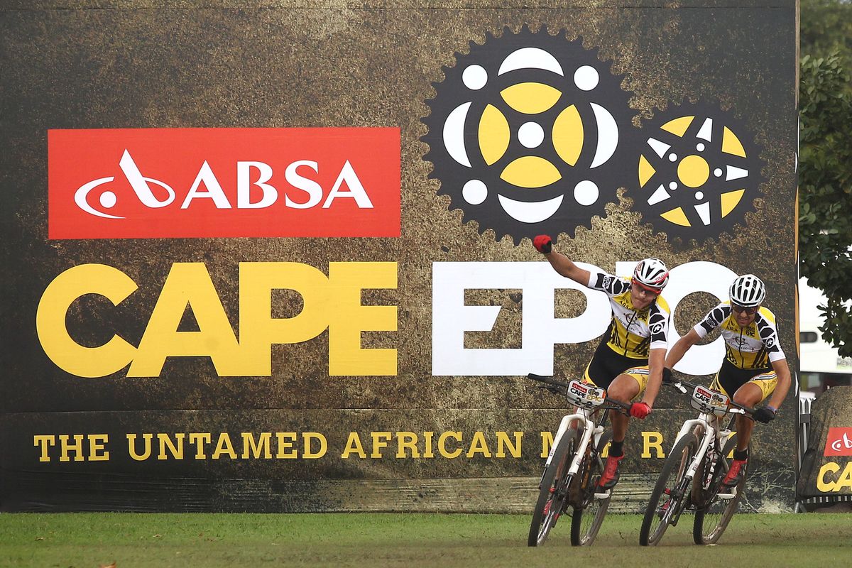 Christophe Sauser and Jaroslav Kulhavy dominated stage 2