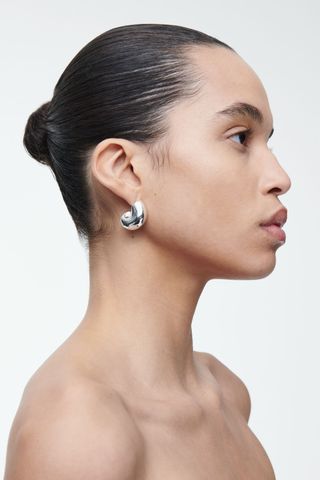 Chunky Seashell-Shaped Earrings