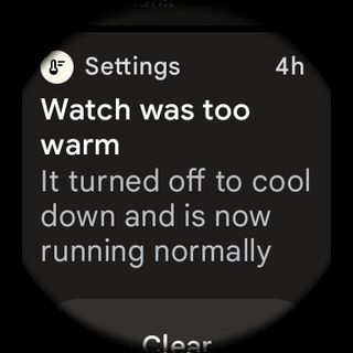 Pixel Watch extreme heat warning