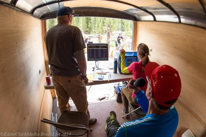 Chris and Tina, though rarely seen by racers, keep the timing running smoothly, while announcer Larry Grossman keeps the excitement high each day.