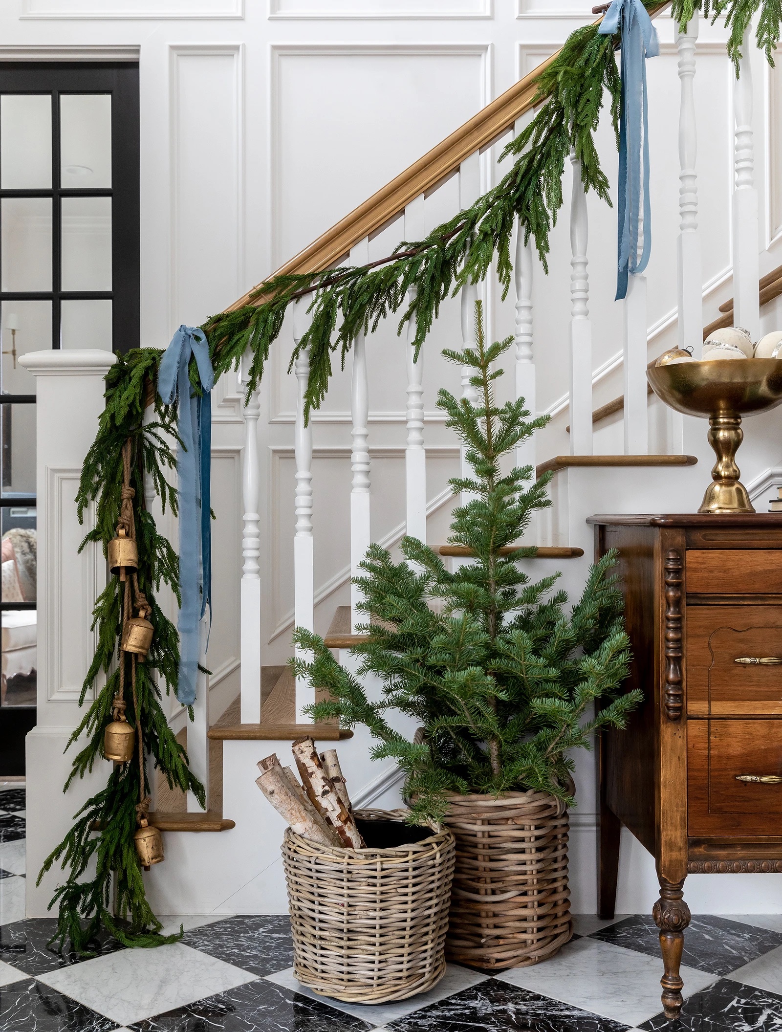 Christmas stair decor ideas: How to create a festive display | Livingetc