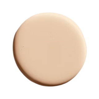 A warm neutral swatch of beige paint