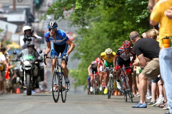 Rory Sutherland (UnitedHealthcare) launches his race winning attack.