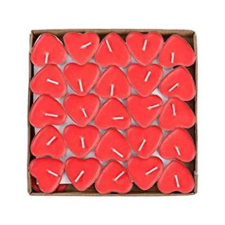 Heart shapes candles cut out image 