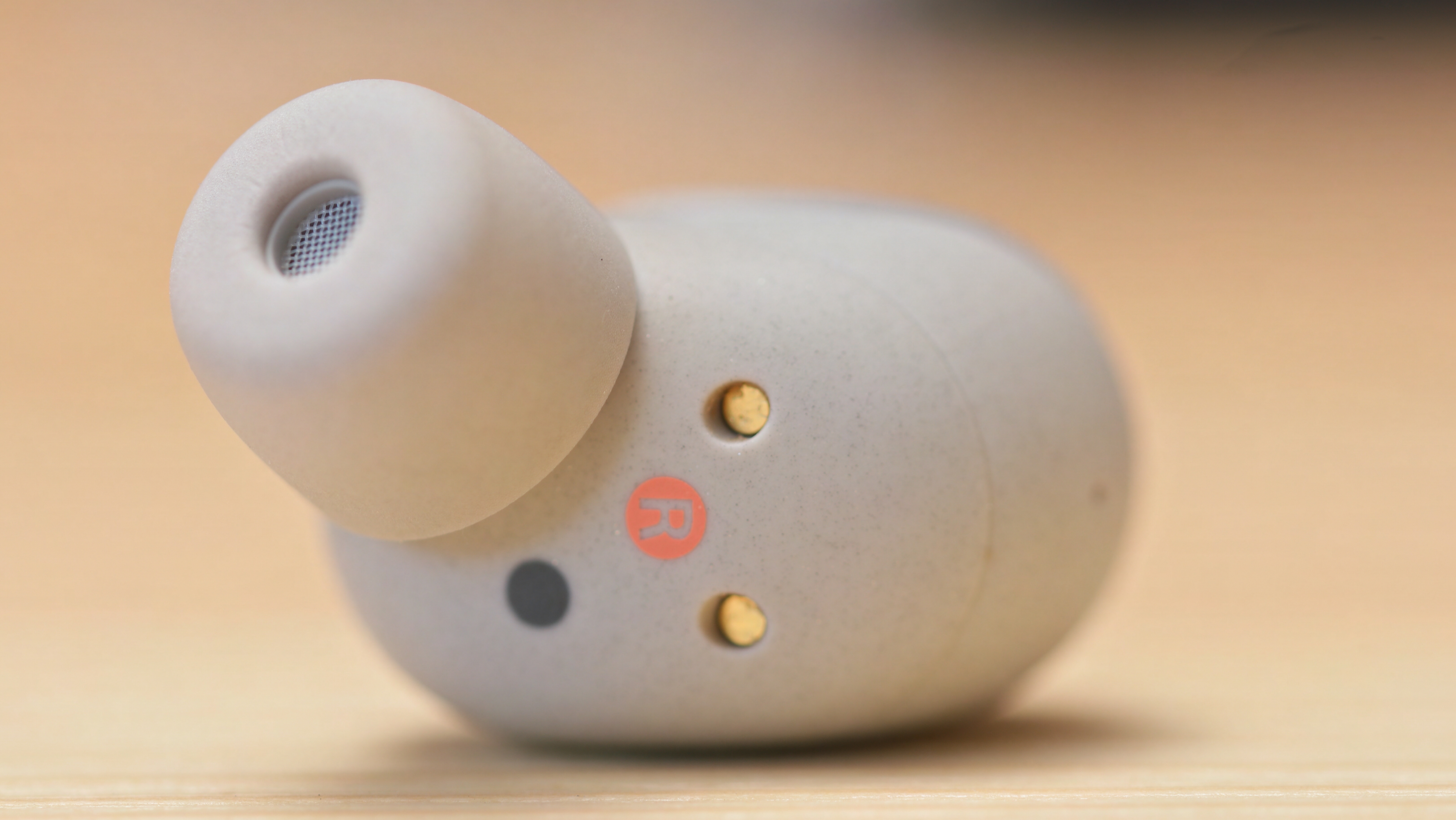 Sony WF-1000XM6 ANC earbud ear tip and charging contacts