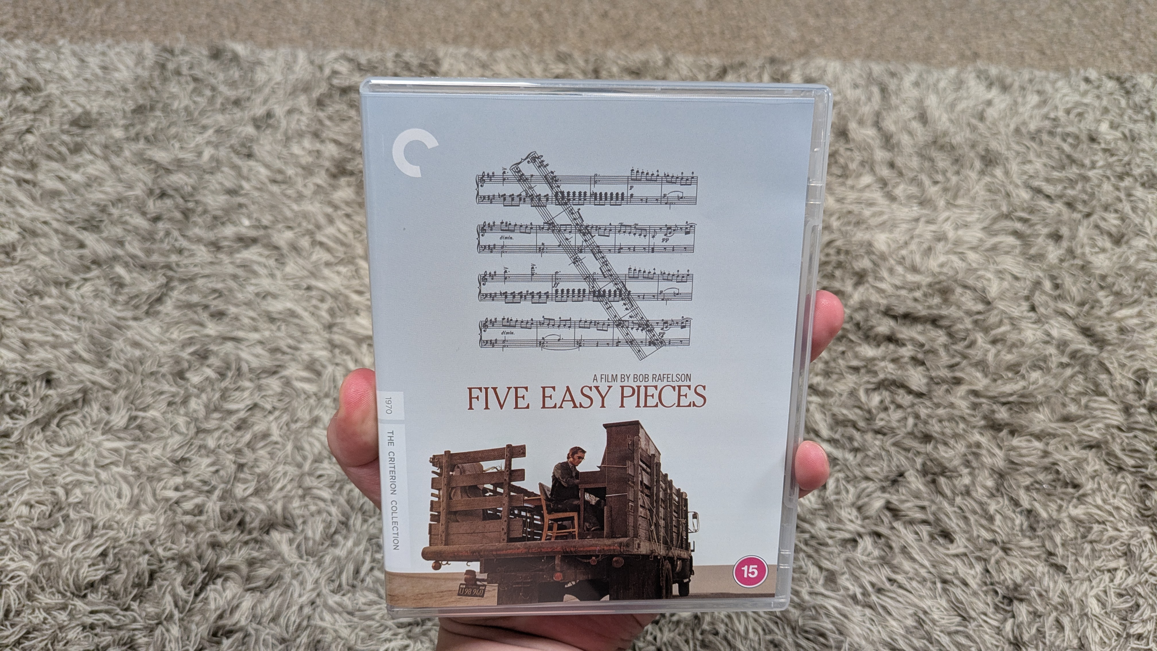 Five Easy Pieces 4K Blu-ray case