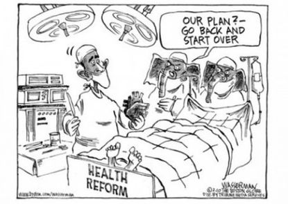 Too late to turn back on health reform