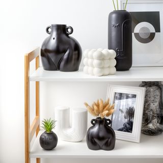 Poundland Pep&Co Home homeware range with silhouette vase
